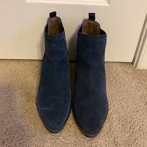 White Mountain suede booties. Size 9.5